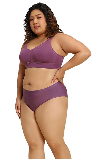 Van Heusen VH Woman Women’s Balconette Minimizer Bra – Cotton Spandex, Wireless, Non-Padded, Full Coverage, High Stretch